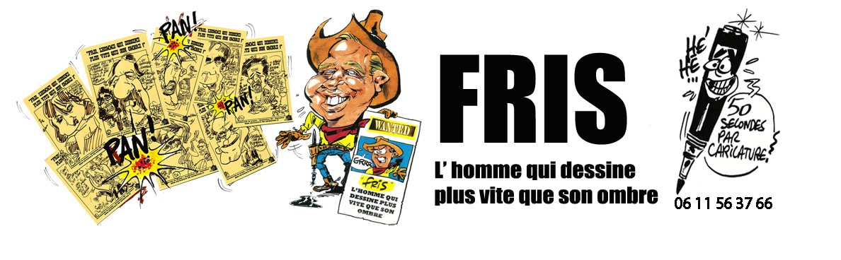 Fris, caricaturiste de presse, animateur BD, Nantes